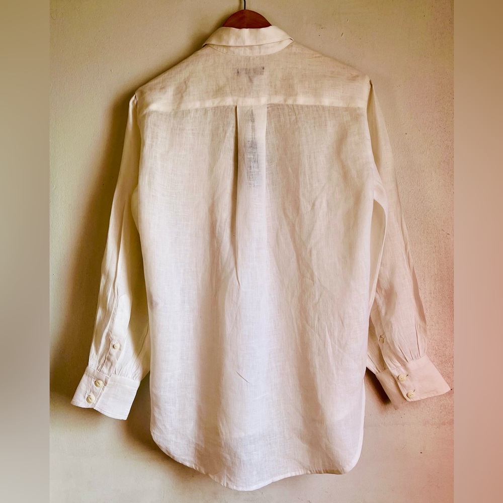 RAG & BONE Oversized Maxine Linen Shirt - Picture 7 of 12